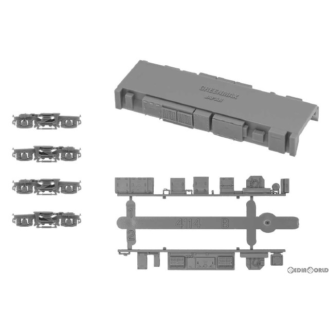 [RWM]8525 動力台車枠・床下機器セット C-02(THタイプ(グレー)+4114BM/Tpu Mカバー) Nゲージ 鉄道模型 GREENMAX(グリーンマックス)