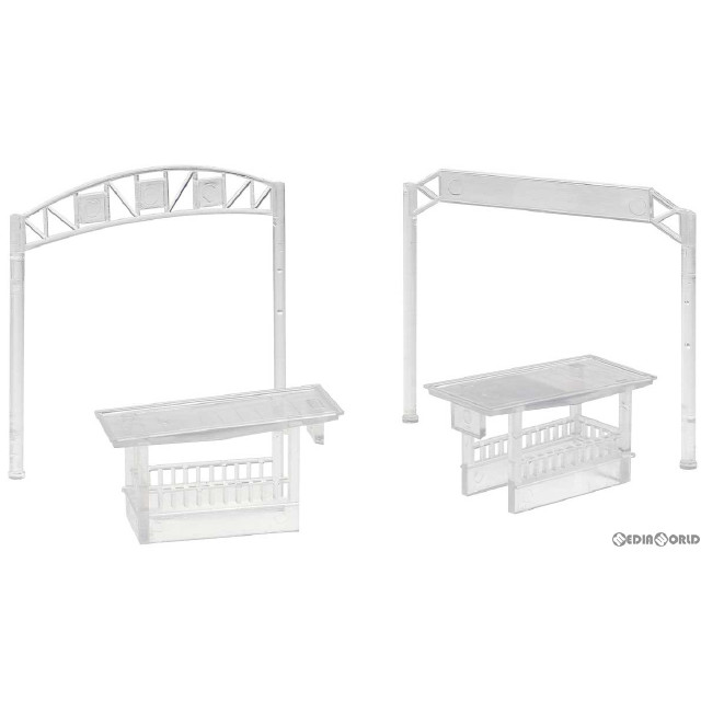 [RWM]2633 アーケード・地下入り口セット(クリア) 着色済みストラクチャーキット Nゲージ 鉄道模型 GREENMAX(グリーンマックス)