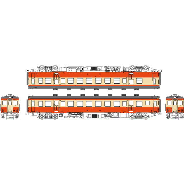 [RWM]TW-K52-M キハ52-100代・一般色、動力付(動力付き) HOゲージ 鉄道模型 TRAMWAY(トラムウェイ)