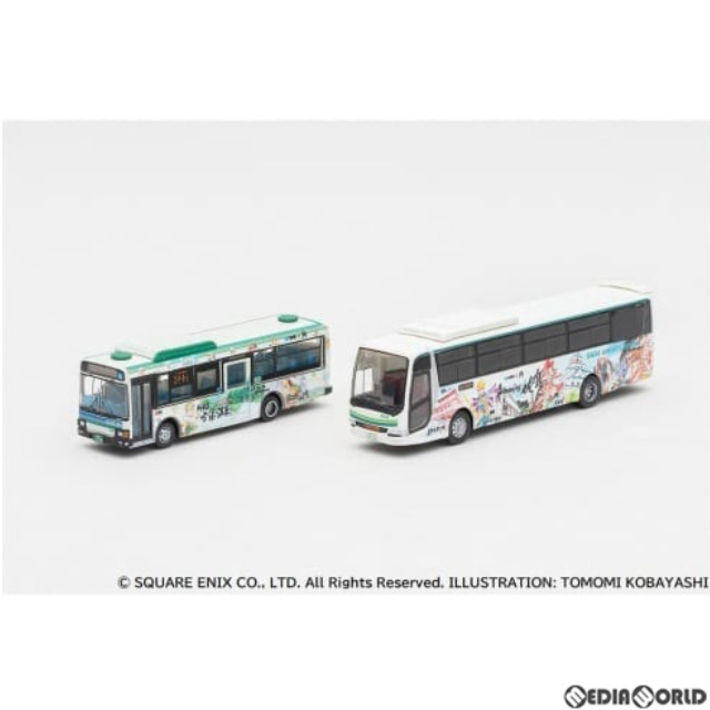 [RWM]328254 ザ・バスコレクション SaGa風呂バス(昭和バス・佐賀市交通局)2台セットB Nゲージ 鉄道模型 TOMYTEC(トミーテック)