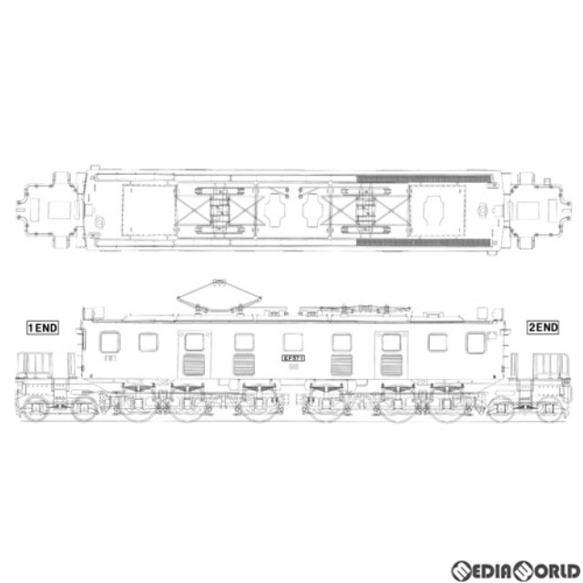 [RWM]6004412 国鉄EF57 1号機 電気機関車(東北電暖仕様) 組立キット(動力付き) HOゲージ 鉄道模型 ワールド工芸