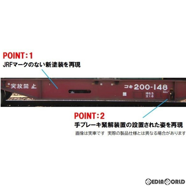 [RWM]8752 JR貨車 コキ200形(新塗装・2両セット)(動力無し) Nゲージ 鉄道模型 TOMIX(トミックス)