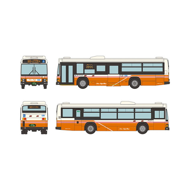 [RWM] 333593 ザ・バスコレクション 東武バスセントラルさよならV8エルガ Nゲージ 鉄道模型 TOMYTEC(トミーテック)