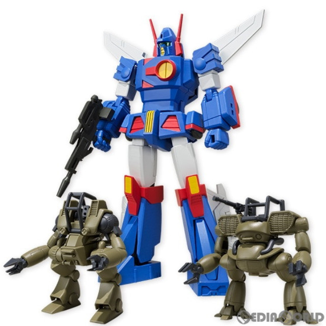 [PTM](食玩)スーパーミニプラ 戦闘メカ ザブングル(カラーA) 全4種セット プラモデル バンダイ