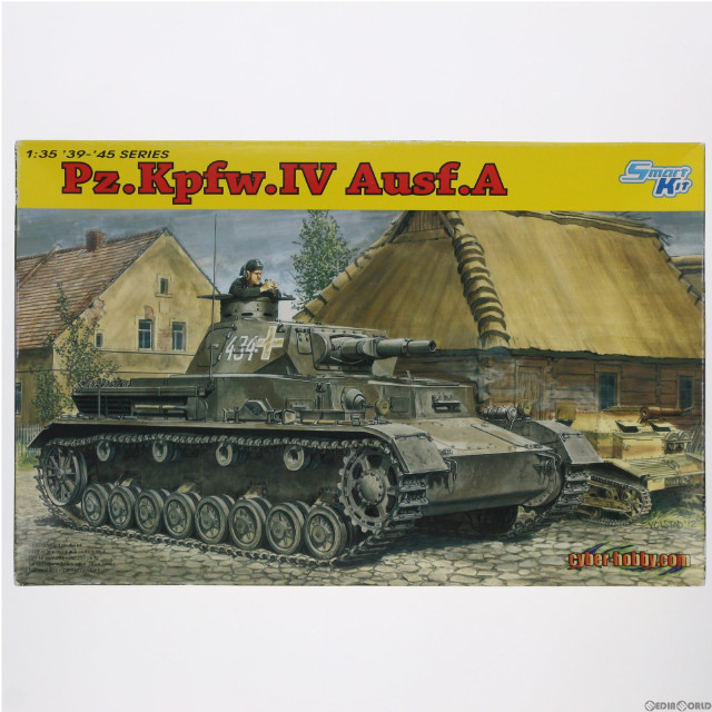 [PTM]1/35 WW.II ドイツ軍 Sd.Kfz161 IV号戦車 A型 '39-'45 SERIES プラモデル(6747) サイバーホビー