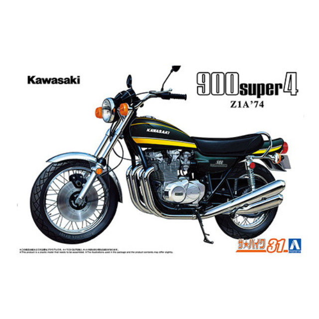 [PTM]1/12 カワサキ Z1A 900 SUPER4 ’74 「ザ・バイクシリーズ No.31」 [063415] プラモデル アオシマ