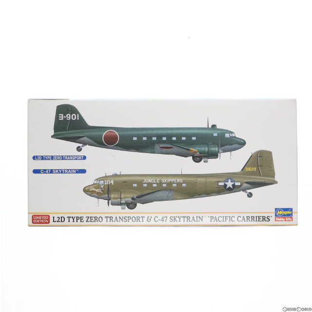 [PTM]1/200 L2D 零式輸送機&C-47 スカイトレイン『パシフィックキャリアーズ』 プラモデル(10687) ハセガワ