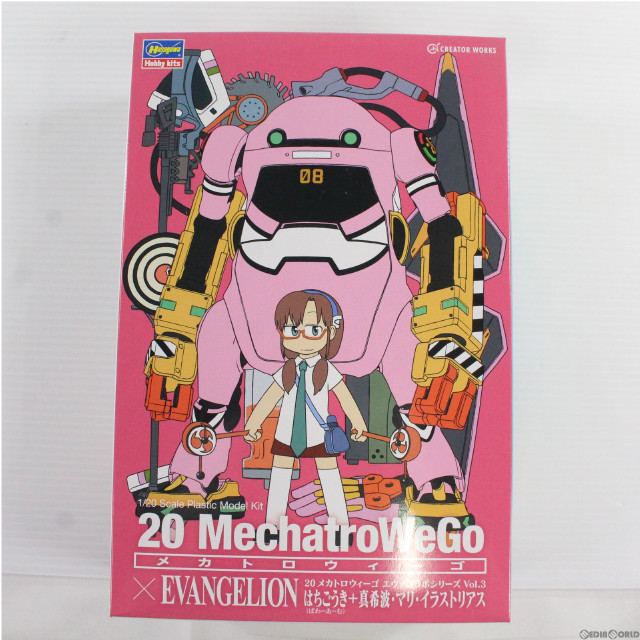 [PTM]1/20 』はちごうき(ぱわーあーむ) 』+真希波・マリ・イラストリアス 「メカトロウィーゴ×ヱヴァンゲリヲン新劇場版」 20 メカトロウィーゴ エヴァコラボシリーズ Vol.3 [SP489] プラモデル ハセガワ