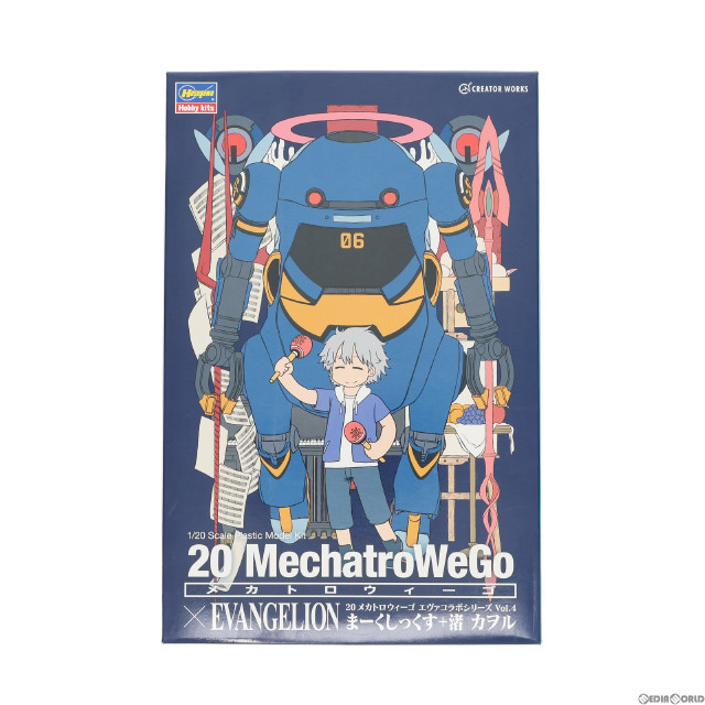 [PTM]1/20 まーくしっくす+渚カヲル 「メカトロウィーゴ×ヱヴァンゲリヲン新劇場版」 20 メカトロウィーゴ エヴァコラボシリーズ Vol.4 [SP510] プラモデル ハセガワ