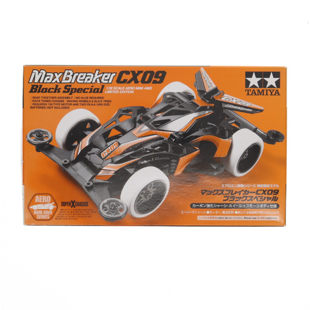 [PTM]1/32 マックスブレイカーCX09 ブラックスペシャル 「エアロミニ四駆シリーズ」特別限定モデル [94689] プラモデル タミヤ