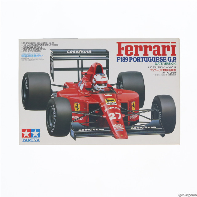 [PTM]1/20 フェラーリ F189 後期型 ポルトガルGP仕様 「グランプリコレクション No.24」 ディスプレイモデル [20024] 定価1300円版 プラモデル タミヤ