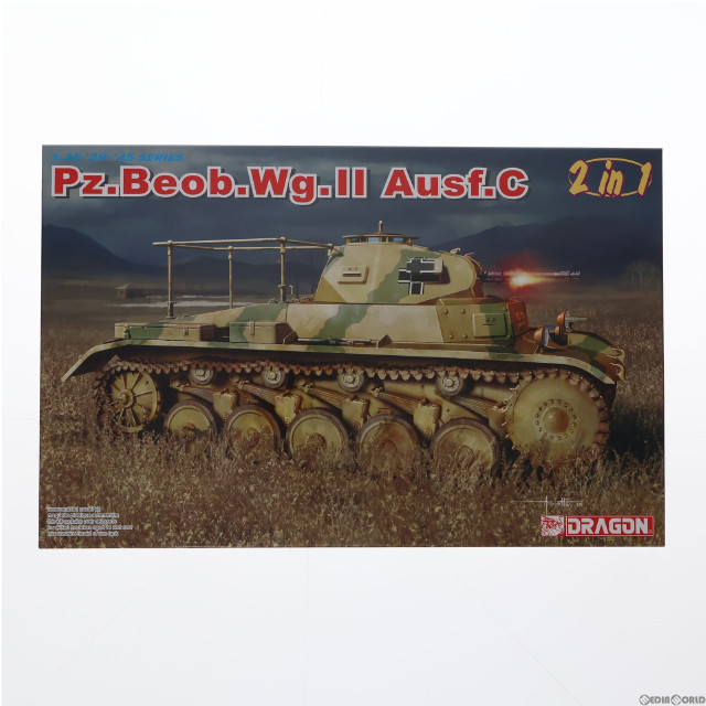 [PTM]1/35 WW.II ドイツ軍 Pz.Beob.Wg.II Ausf.A-C II号戦車砲兵観測車タイプ [DR6812] プラモデル DRAGON(ドラゴン)