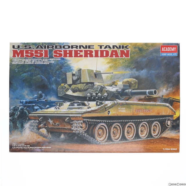 [PTM]1/35 M551 SHERIDAN -M551 シェリダン水陸両用空挺戦車- プラモデル(13011) ACADEMY(アカデミー)