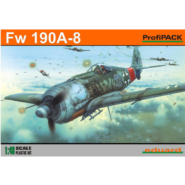 [PTM]1/48 フォッケウルフ Fw190A-8 プロフィパックシリーズ プラモデル(8173) Eduard(エデュアルド)