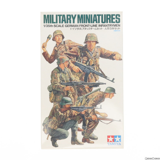 [PTM]1/35 ドイツ歩兵アタックチームセット(人形5体セット) ミリタリーミニチュアシリーズNo.196 プラモデル(35196) タミヤ