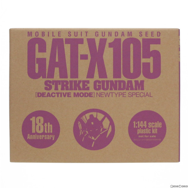 [PTM](プラモデル単品)1/144 GAT-X105 ストライクガンダム(ディアクティブモード) 機動戦士ガンダムSEED(シード) 月刊ニュータイプ2003年4月号付録 プラモデル バンダイ