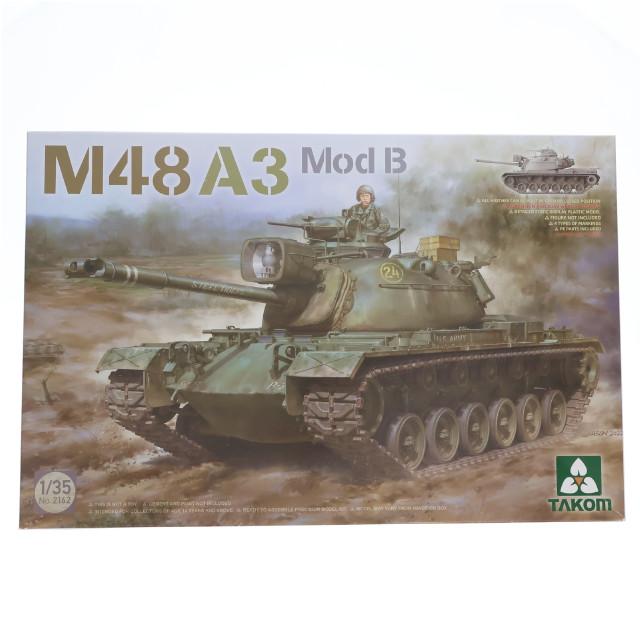 [PTM]1/35 M48A3 Mod. B パットン 主力戦車 プラモデル(TKO2162) TAKOM(タコム)