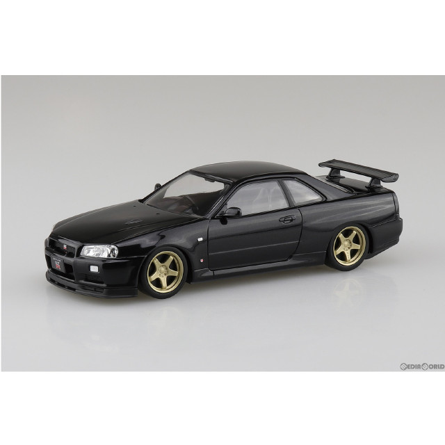 [PTM]ザ・スナップキット No.11-SP2 1/32 ニッサン R34スカイラインGT-R カスタムホイール(ブラックパール) プラモデル(066317) アオシマ