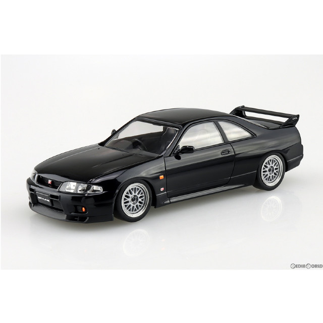 [PTM]ザ・スナップキット No.15-SP2 1/32 ニッサン R33スカイラインGT-R カスタムホイール(ブラック) プラモデル(066393) アオシマ