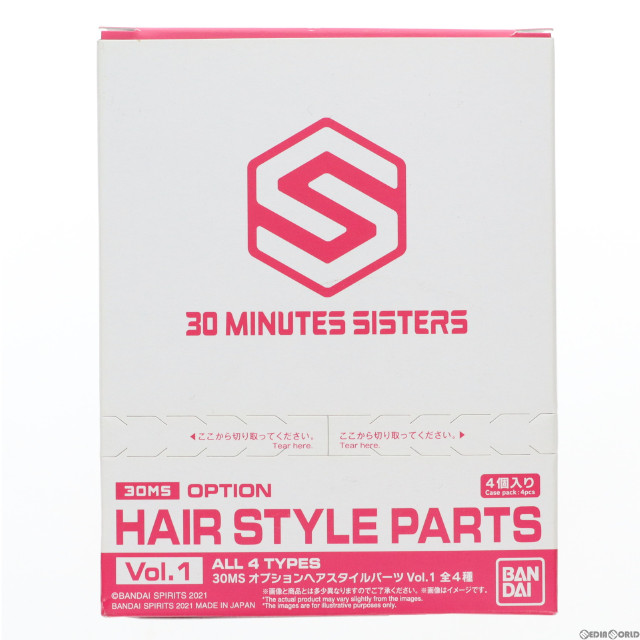 [PTM](BOX)30MS オプションヘアスタイルパーツVol.1 全4種 30 MINUTES SISTERS(サーティミニッツシスターズ) プラモデル(4個)(5061747) バンダイスピリッツ