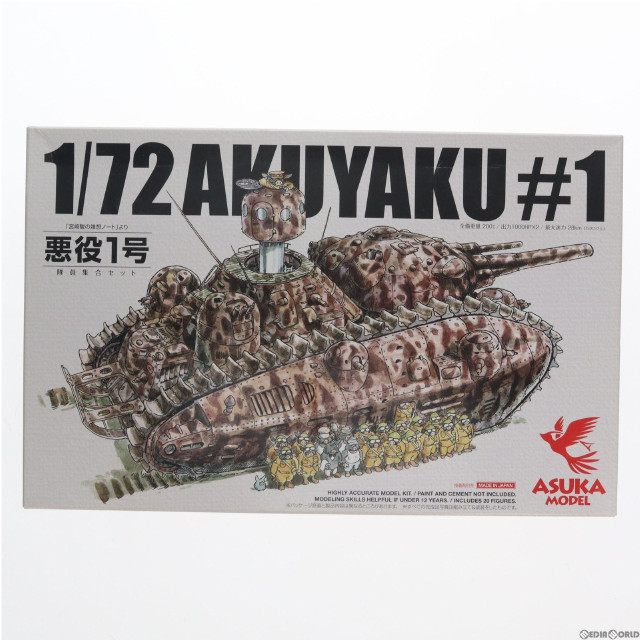 [PTM]1/72 悪役1号 隊員集合セット プラモデル(TG-2) TASCA MODELLISMO(タスカモデリズモ)