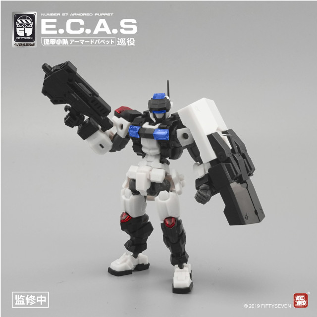 [PTM]初回特典付属 1/24 NUMBER 57 アーマードパペット E.C.A.S(巡役) プラスチックモデルキット プラモデル CREATIVE FIELD(クリエイティブフィールド)