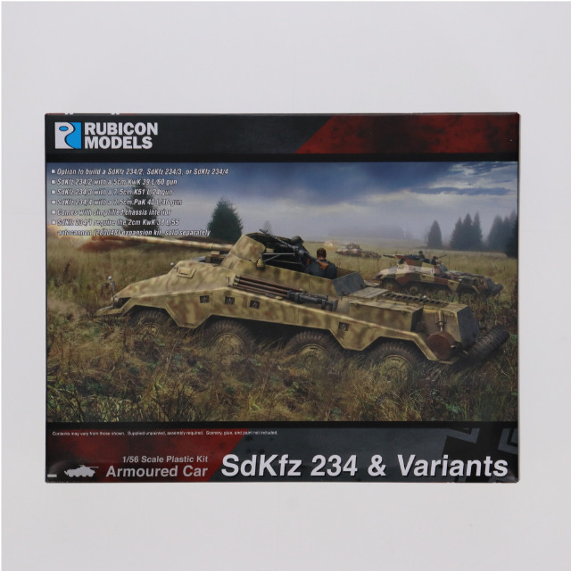 [PTM]1/56 Sd.Kfz. 234 8輪重装甲偵察車 (2/3/4型) プラモデル(RB0138) RUBICON MODELS(ルビコンモデルス)