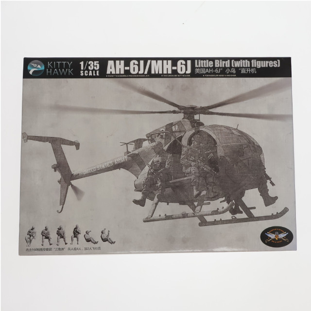 [PTM]1/35 AH-6J/MH-6J(フィギュア付) プラモデル(KH50004) KITTY HAWK MODEL(キティホークモデル)