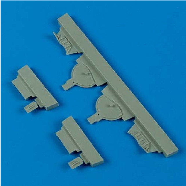 [PTM](再販)1/48 零戦五二型 着陸装置カバー(ハセガワ用) プラモデル用アクセサリ(QIC48451) Quick Boost(クイックブースト)