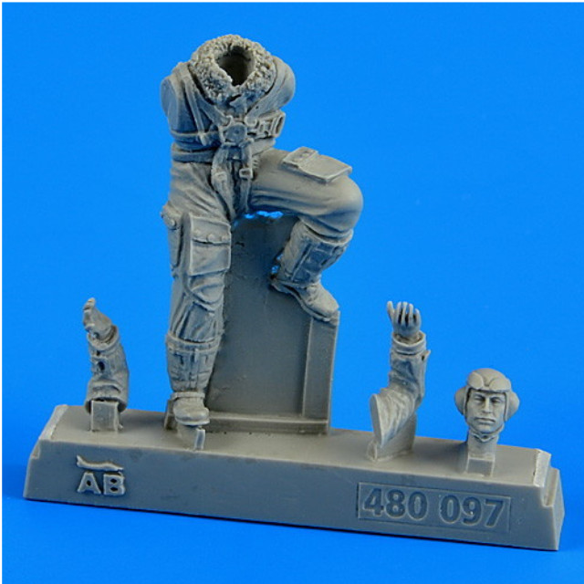 [PTM](再販)1/48 WW.II 独空軍 Bf109 パイロット(後期) プラモデル用アクセサリ(ARB480097) Aero Bonus(エアロボーナス)