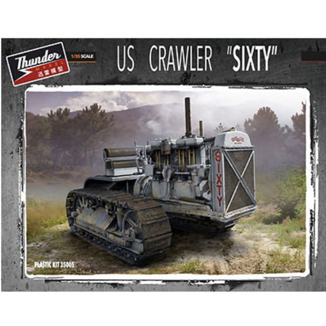 [PTM](再販)1/35 米・クローラー製 SIXTY(シックスティー) 60馬力トラクター1931 プラモデル(TB35006) Thunder Model(サンダーモデル)