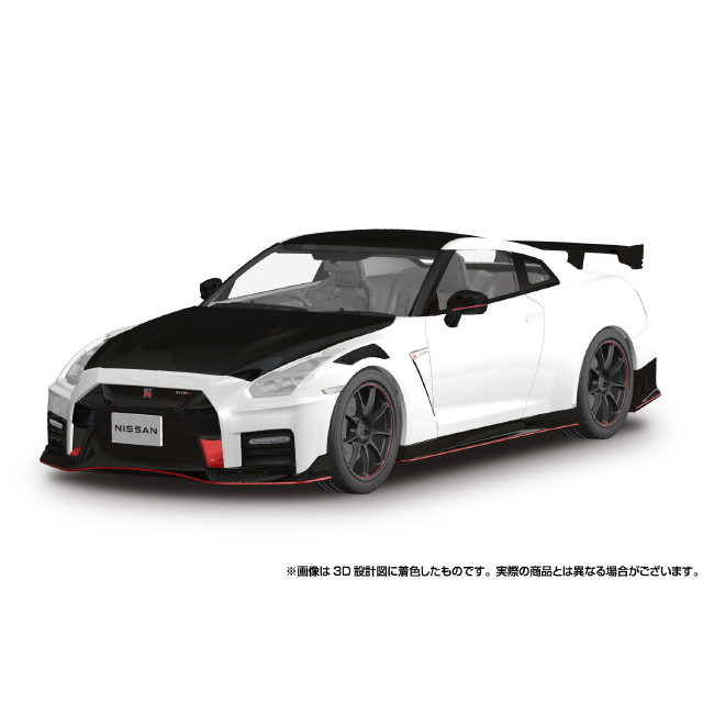 [PTM]初回生産特典付属 楽プラ スナップカー No.2-BW 1/24 R35 NISSAN GT-R NISMO スペシャルエディション 2022 ブリリアントホワイトパール プラモデル(065921) アオシマ