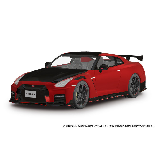 [PTM]初回生産特典付属 楽プラ スナップカーNo.2-VR 1/24 R35 NISSAN GT-R NISMO スペシャルエディション 2022 バイブラントレッド プラモデル(065945) アオシマ