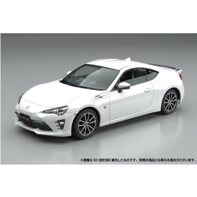 [PTM] 初回生産特典付属 楽プラ スナップキットNo.8-CW 1/32 トヨタ 86(クリスタルホワイトパール) プラモデル(068847) アオシマ