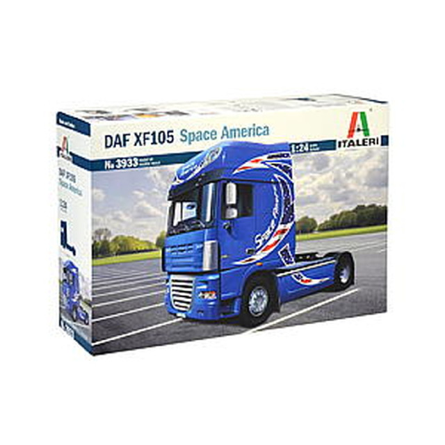 [PTM](再販)1/24 DAF XF105 スペースアメリカキャブ プラモデル(IT3933) ITALERI(イタレリ)