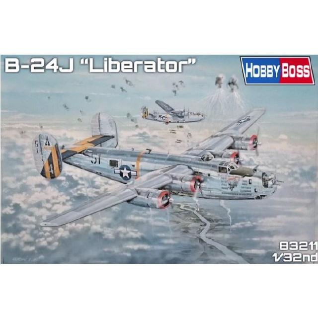 [PTM](再販)エアクラフトシリーズ 1/32 B-24J リベレーター プラモデル(83211) HOBBY BOSS(ホビーボス)