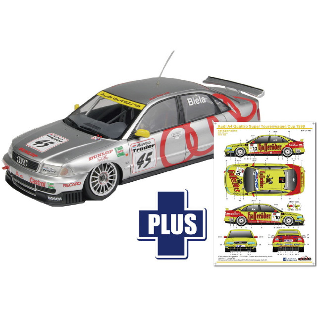 [PTM]1/24 アウディ A4 クワトロ 1996 BTCCチャンピオン Abt スポーツラインチーム デカール付属 プラモデル(PN24035SK) プラッツ