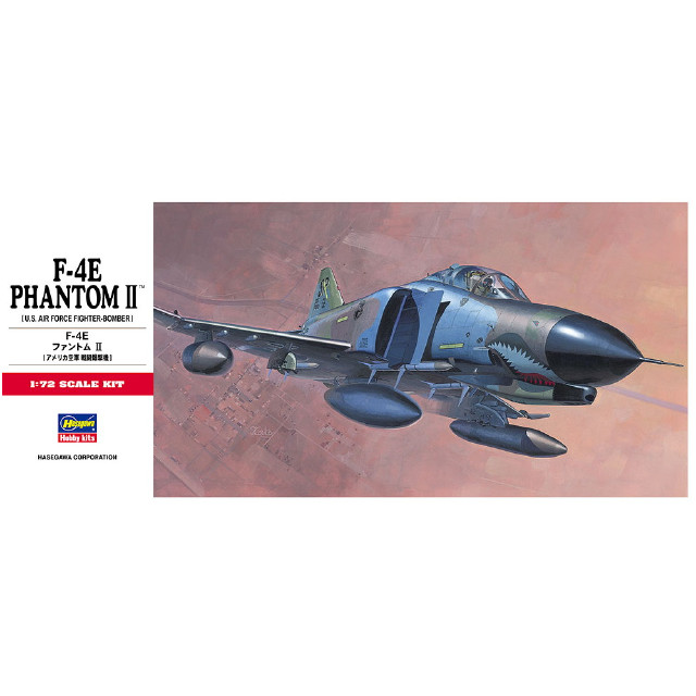 [PTM](再販)1/72 F-4E ファントムII プラモデル(C2) ハセガワ