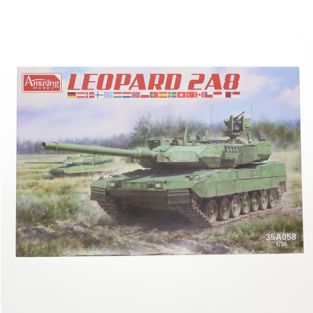 [PTM]1/35 レオパルト2 A8 プラモデル(AMH35A058) Amusing Hobby(アミュージングホビー)