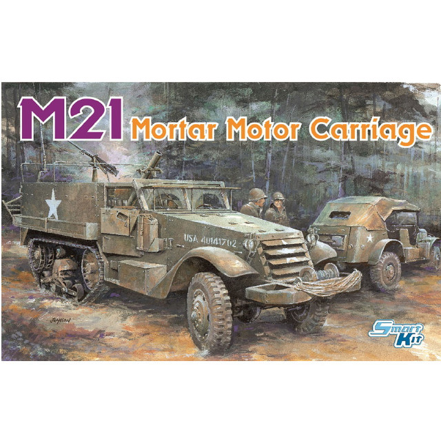 [PTM](再販)1/35 WW.II アメリカ軍 M21 自走迫撃砲 プラモデル(DR6362) DRAGON(ドラゴン)