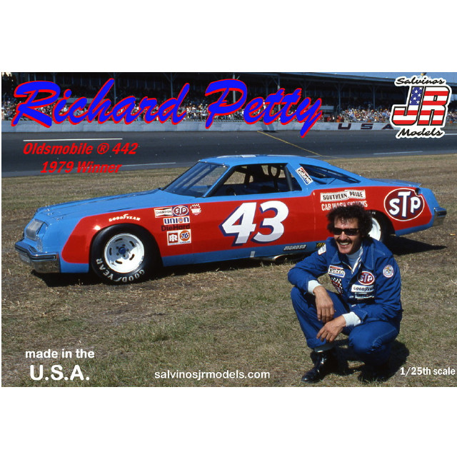 [PTM](再販)1/25 NASCAR 1979 デイトナ500ウイナー オールズモビル442 #43 リチャード・ペティ プラモデル(RPO1979D) Salvinos JR Models(サルビノス J・R モデル)