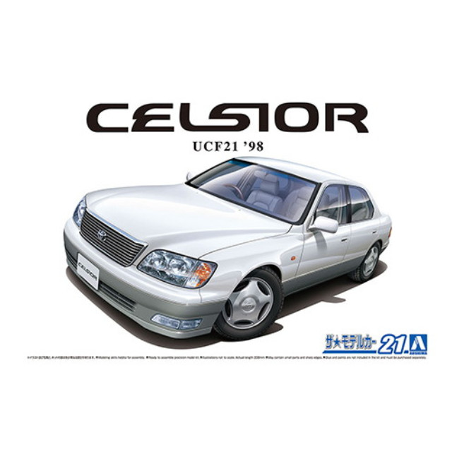 [PTM] (再販)ザ・モデルカー No.21 1/24 トヨタ UCF21 セルシオ C仕様 '98 プラモデル(063002) アオシマ