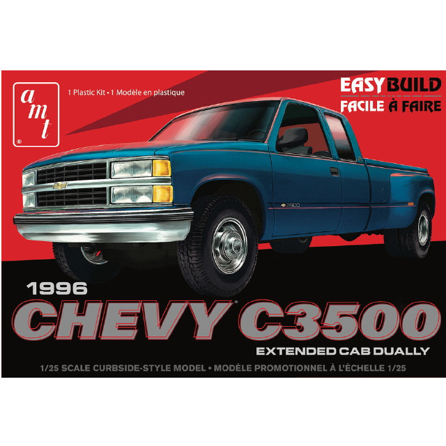 [PTM](再販)1/25 1996 シボレー C3500 デュアリー ピックアップ プラモデル(AMT1409) AMT