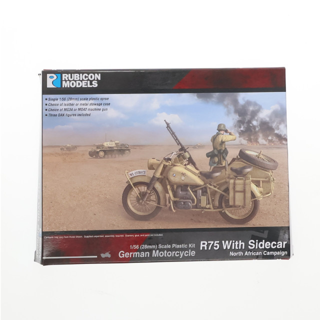 [PTM]1/56 ドイツ R75 北アフリカ戦線仕様 プラモデル(RB0052) RUBICON MODELS(ルビコンモデルス)