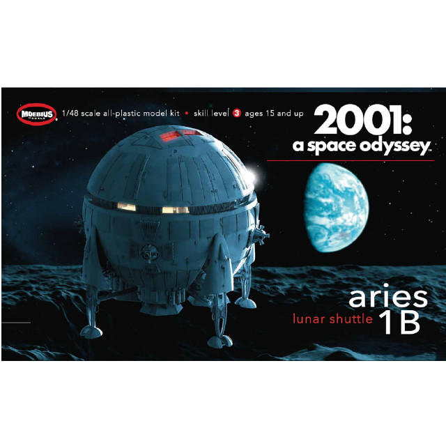 [PTM] (再販)1/48 アリエス号 2001年宇宙の旅 プラモデル(MOE2001-7) メビウスモデル