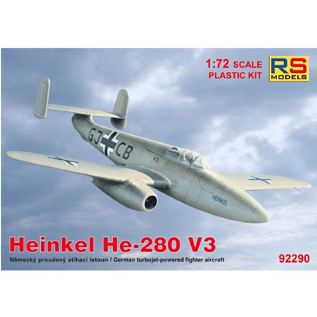 [PTM] 1/72 ハインケル 280 V3 プラモデル(92290) RSモデル