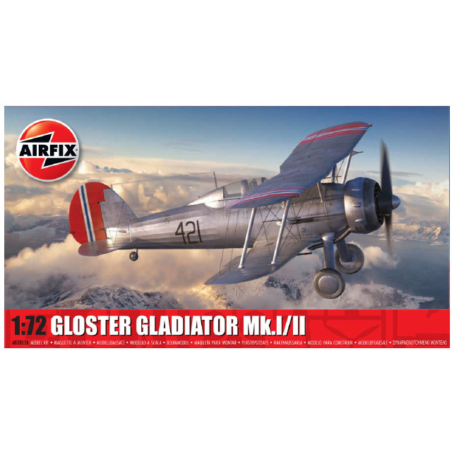 [PTM] 1/72 グロスター グラディエーター Mk.I/Mk.II プラモデル(X-2052B) AIRFIX(エアフィックス)
