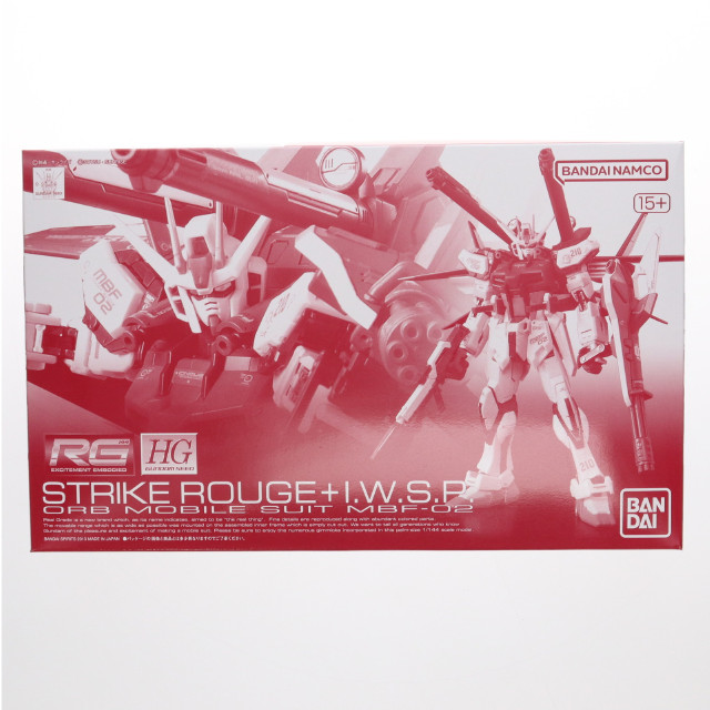 [PTM] ホビーオンラインショップ限定 RG 1/144 ストライクルージュ+HG 1/144 I.W.S.P. 機動戦士ガンダムSEED(シード) MSV プラモデル バンダイスピリッツ