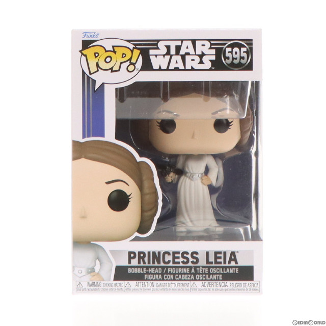 [SFT]POP! スター・ウォーズ 595 レイア姫 STAR WARS 完成品 ソフビフィギュア FUNKO(ファンコ)