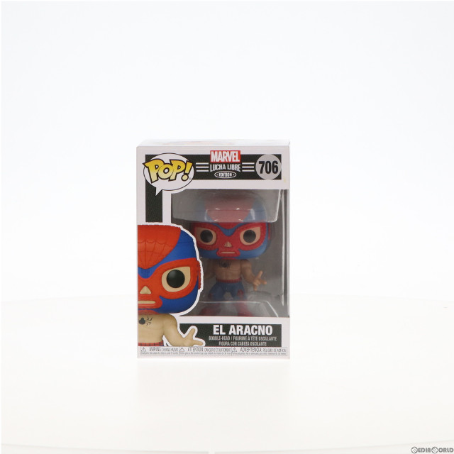 [SFT]POP! MARVEL LUCHA LIBRE #706 エル アラクノ スパイダーマン 完成品 ソフビフィギュア FUNKO(ファンコ)